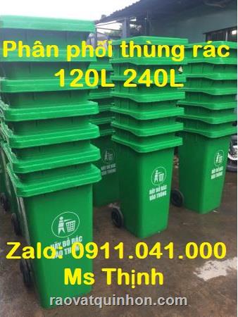 Địa chỉ cung cấp thùng rác 240l giá sỉ lẻ lh 0911.041.000
